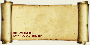 Lana Bzenić vizit kartica